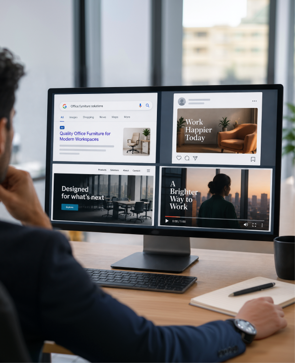 Buyer research and creative services
