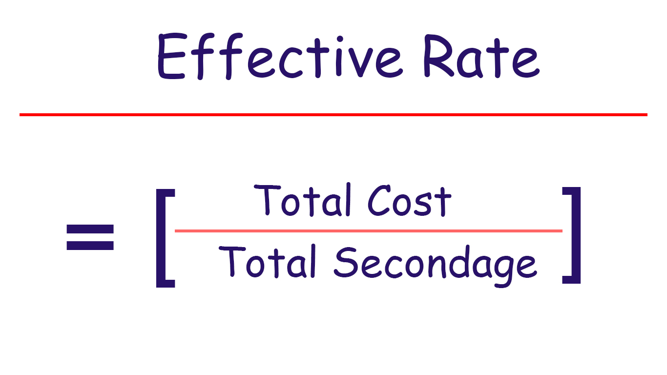 Effective-rate