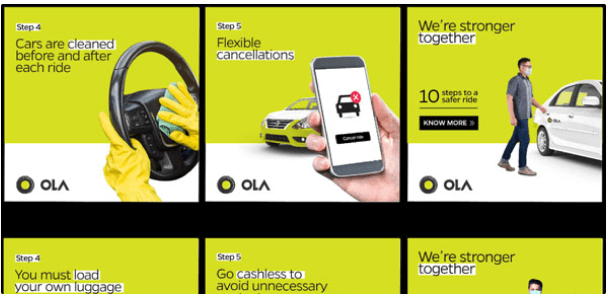 Ola advertising media kit