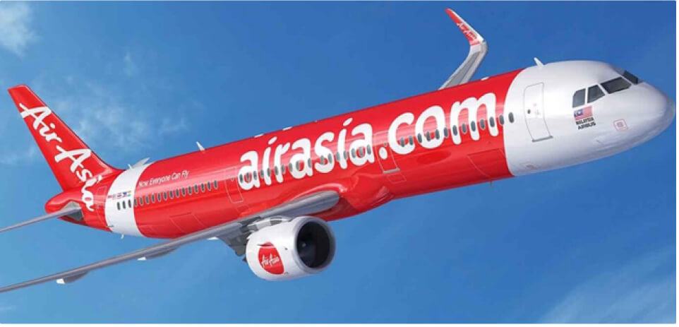 Advertising on Air Asia Airlines